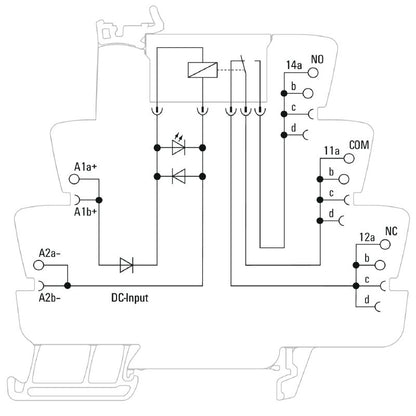 1479680000 - 24VDC Relay Module, 1 CO AgNi Contact, 16A Capacity  (Pack of 10)