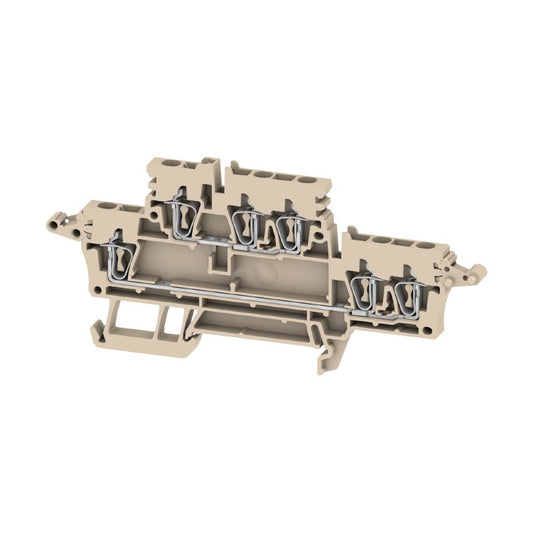 1216470000 - Dark Beige Double-Tier Terminal, 2.5mm², 800V  (Pack of 50)