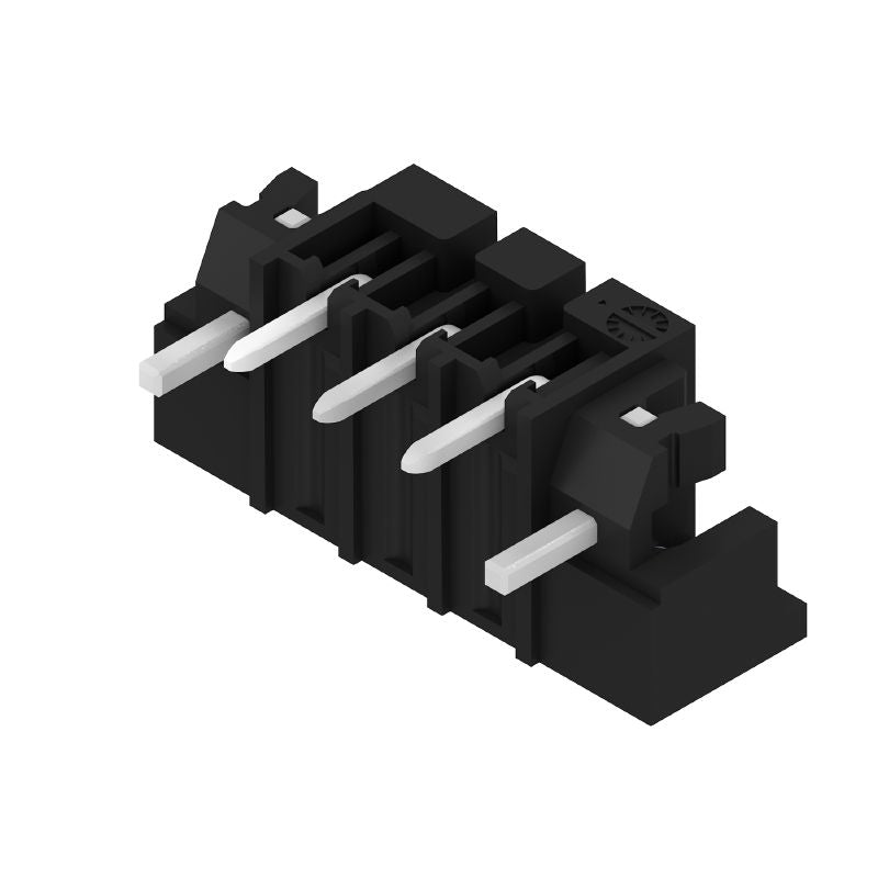 1863970000 - 3-Pole 3.81mm PCB Connector with Solder Flange, 90° Angle  (Pack of 400)