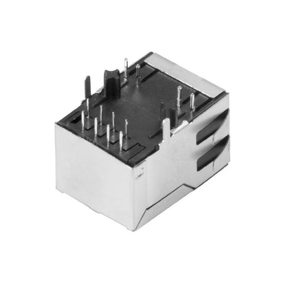 2564410000 - 90° RJ45 Transformer Jack with 8 Poles, Durable PA 9T  (Pack of 200)