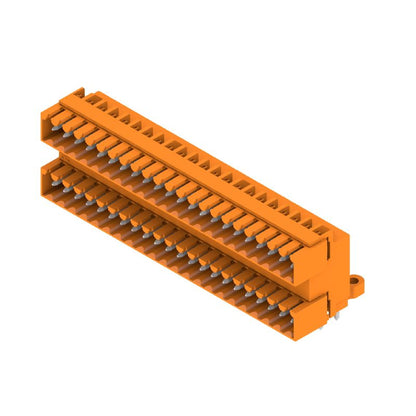 1633780000 - 44-Pole 3.50mm Male PCB Connector with 90° Elbow  (Pack of 10)
