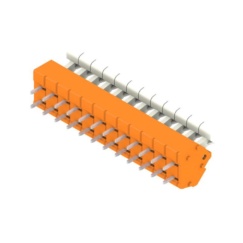1915030000 - 5mm Pitch PCB Terminal, 12 Poles, 135° Connection, Tension Clamp  (Pack of 100)
