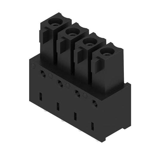 1976520000 - 4-Pole 3.81mm Black PCB Connector with 180° Orientation  (Pack of 50)