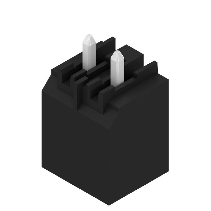 2437260000 - 3.50mm Male PCB Connector, 2 Poles, Tinned, Black  (Pack of 265)