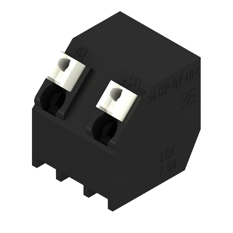 1884880000 - 7.50mm PCB Terminal, 2 Poles, Black, PUSH IN Connection  (Pack of 47)