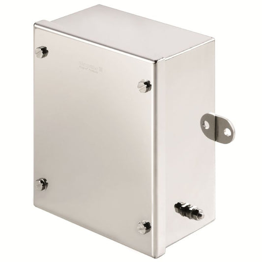 1002750000 - 150mm Stainless Steel Terminal Box, Mirror-Polished Finish