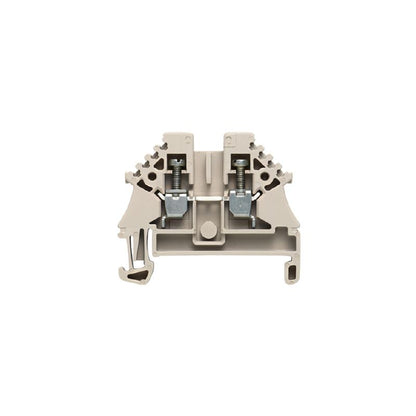 1040800000 - Dark Beige Feed-Through Terminal Block, 2.5mm², 24A, 500V  (Pack of 100)