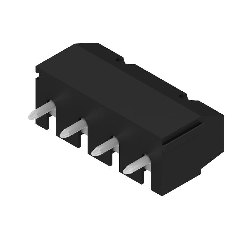 1936400000 - 5.08mm 4-Pole Black PCB Terminal with 3.5mm Solder Pins  (Pack of 100)