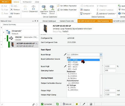 2456850000 - Versatile Analogue Isolating Amplifier for Current & Voltage Signals