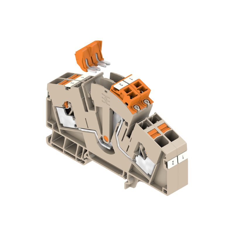 2710190000 - 30A Insulated Orange Cross-Connector with 8.1mm Pitch  (Pack of 25)
