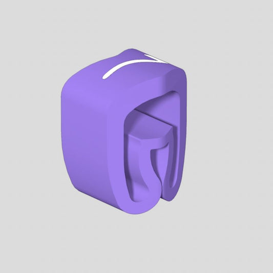 0252611524 - Violet PVC Cable Marker for 2.5-5mm Conductors  (Pack of 200)
