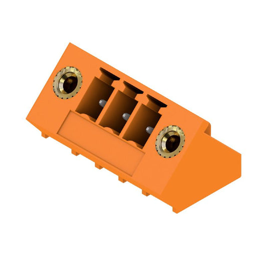 1976750000 - 3-Pole 3.81mm PCB Connector with 135° Angle, THT Solder  (Pack of 50)