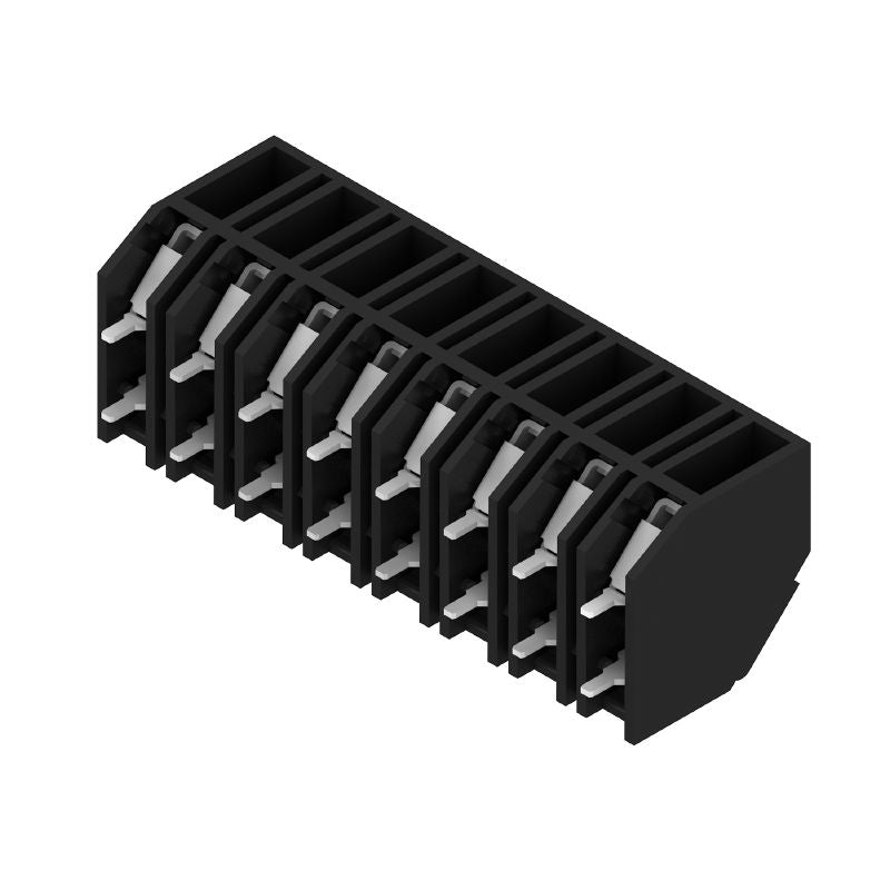 1888770000 - 5.08mm Black PCB Terminal with 8 Poles at 135° Angle  (Pack of 190)