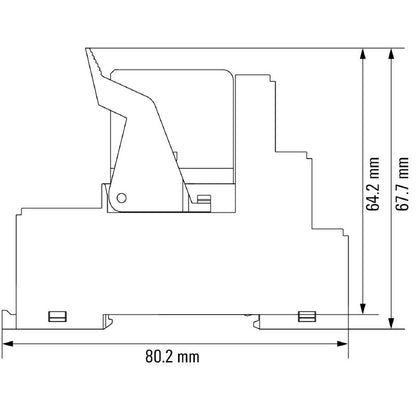 2476860000 - 115VAC Relay Module with 5A Capacity and Screw Connections  (Pack of 10)