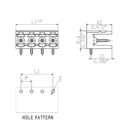 2698380000 - 5.08mm Pitch 4-Pole PCB Connector, Basalt Grey  (Pack of 100)