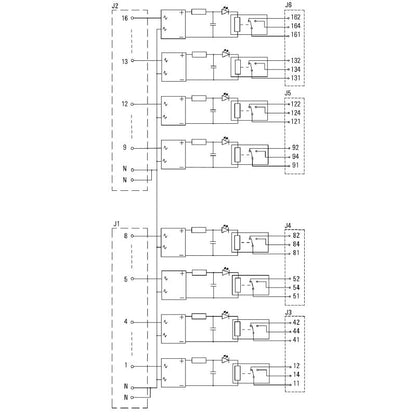 1448400000 - RSM-16 Relay, 115VAC/DC, 1CO, 66mm Depth, RoHS Certified