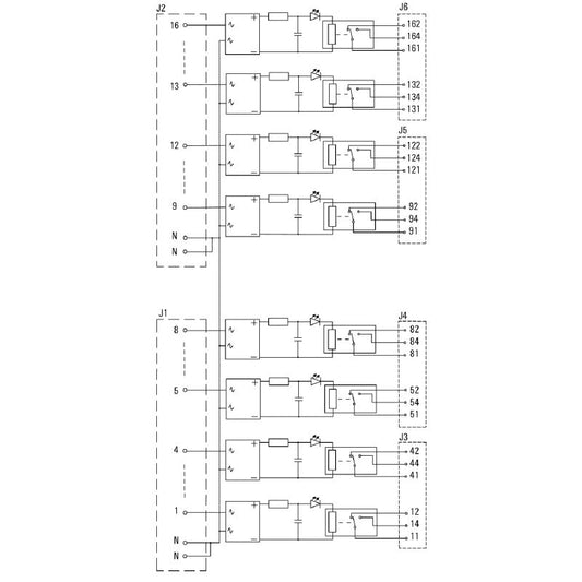 1448400000 - RSM-16 Relay, 115VAC/DC, 1CO, 66mm Depth, RoHS Certified