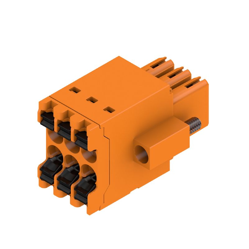 1277670000 - 3.50mm 6-Pole PCB Connector with Push Button Connection  (Pack of 75)