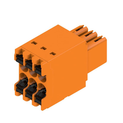 1277280000 - 3.50mm 6-Pole Female Push-In Connector, 180° Angle  (Pack of 145)