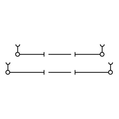 2456030000 - 2.5mm² Test Disconnect Terminal with 4 Connections  (Pack of 25)