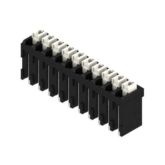 1875400000 - 3.81mm Black PCB Terminal with 10 Poles and PUSH IN Connection  (Pack of 175)