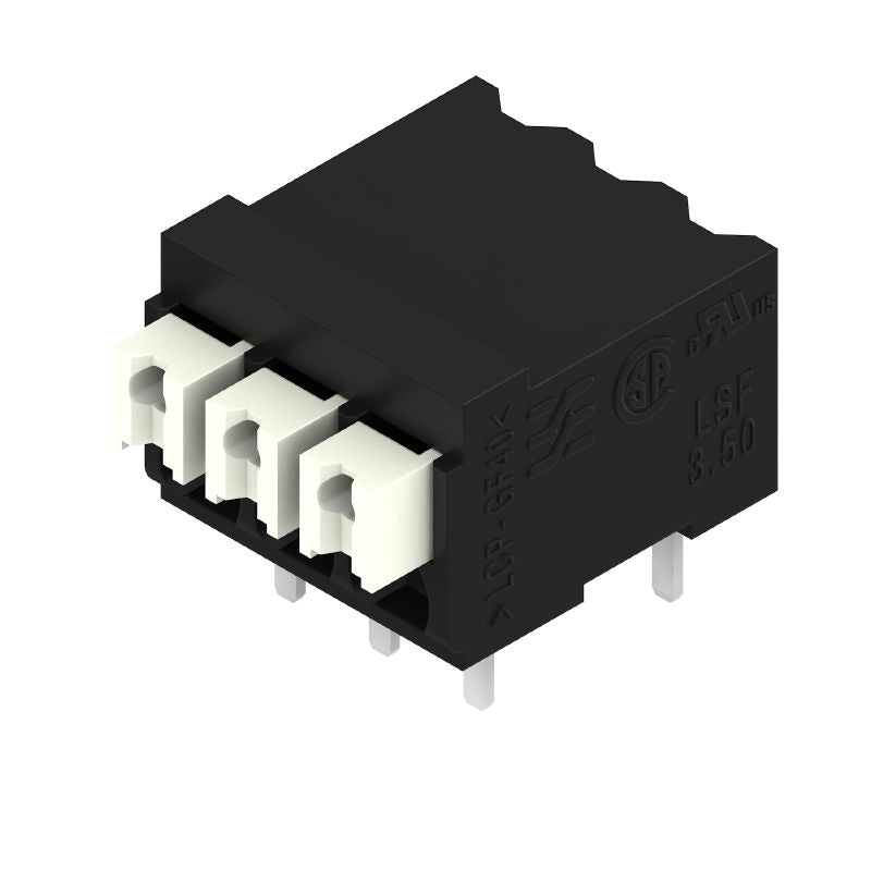 1824430000 - 3.5mm Pitch Circuit Board Terminal, 3 Poles, 90-Degree Solder  (Pack of 49)