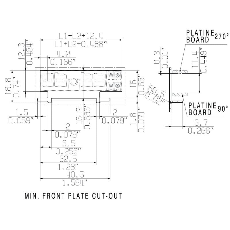 2681770000 - 7.62mm Pitch Female PCB Connector for 4 Poles  (Pack of 20)