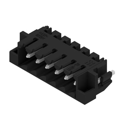 1000620000 - 3.50mm PCB Male Header Connector with Black Clip-on Flange  (Pack of 50)