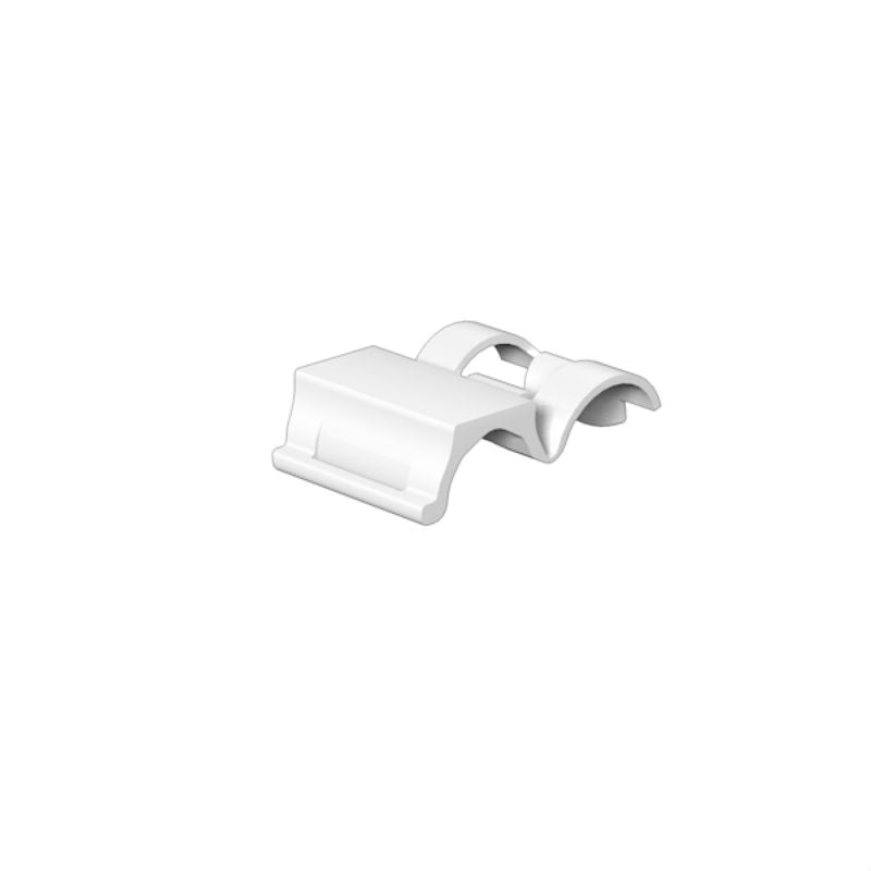 1062000000 - Slim White Clip for 4-6mm Cables, 12x9.3mm  (Pack of 120)