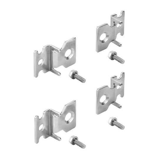 2660200318 - Silver Klippon EB Mounting Foot, 38mm Height, 55mm Width