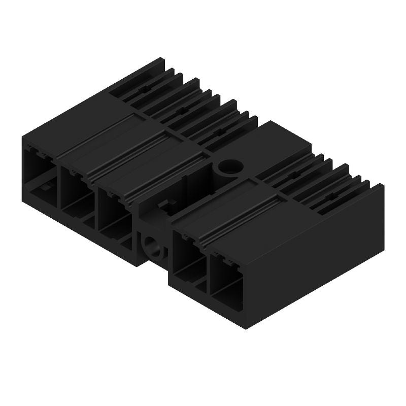 1048690000 - 7.62mm Male PCB Connector, 5 Poles, 90° Angle, Tinned Black  (Pack of 36)