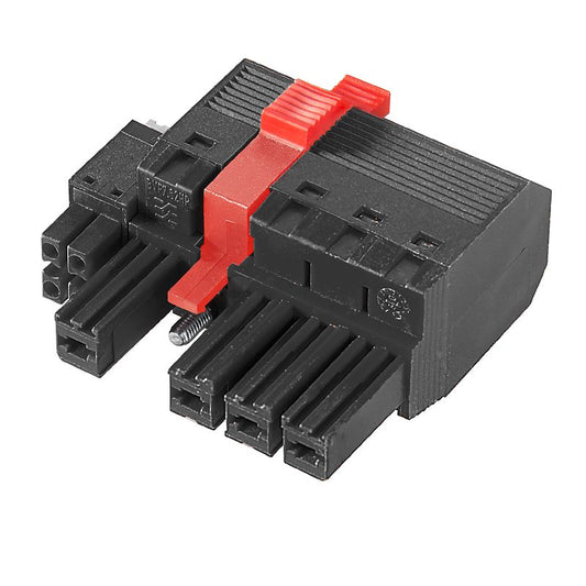 1081660000 - 7.62mm 4-Pole PCB Female Connector with PUSH IN Flexibility  (Pack of 30)