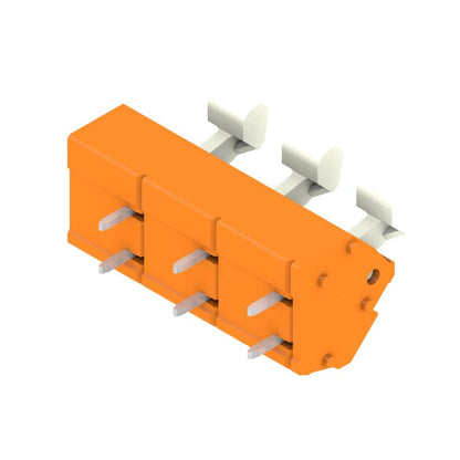 1953940000 - 3-Pole PCB Terminal with 3.5mm Solder Pin, Orange Finish  (Pack of 100)