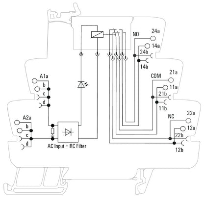 2618330000 - 230V AC Relay Module with 2 CO Contacts, 8A Capacity  (Pack of 10)