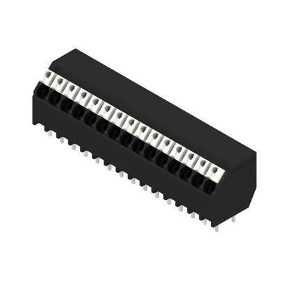 1885780000 - 3.5mm Pitch Black PCB Terminal with 15 Poles at 135°  (Pack of 10)