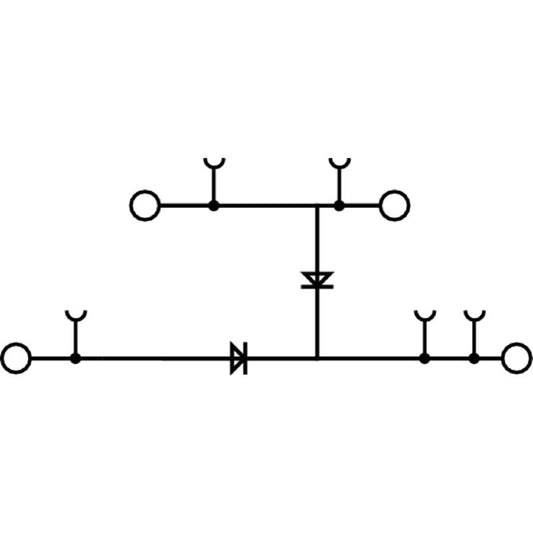 2704400000 - 2.5mm² Push In Terminal Block for 500V Connections  (Pack of 50)