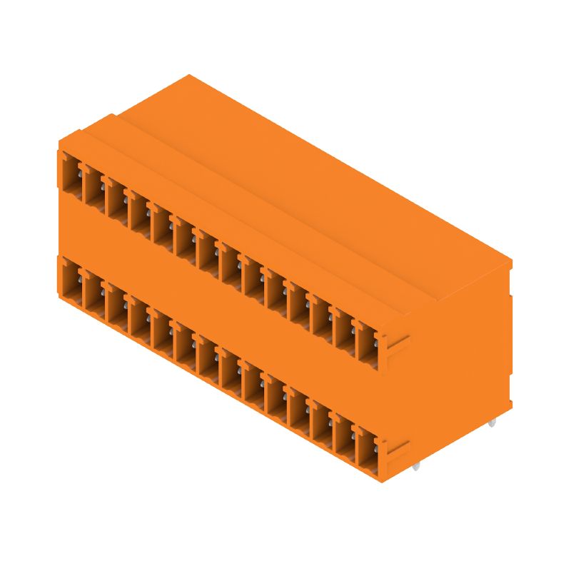 1972910000 - 28-Pole 3.81mm Male PCB Connector, 90° Angle, Orange  (Pack of 20)
