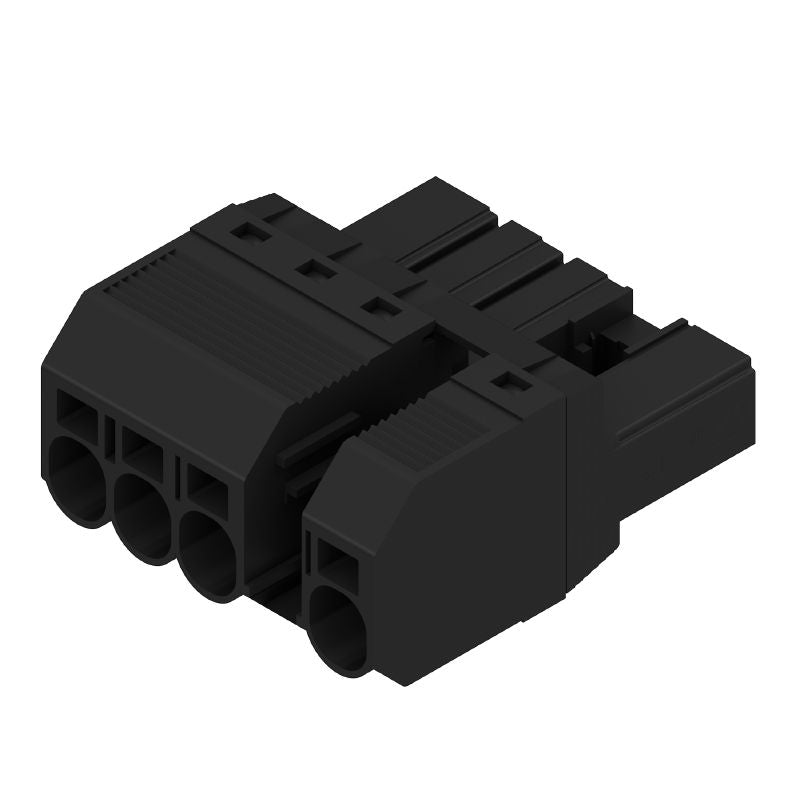 1430030000 - 4-Pole PUSH IN PCB Connector, 180° Angle Design  (Pack of 40)