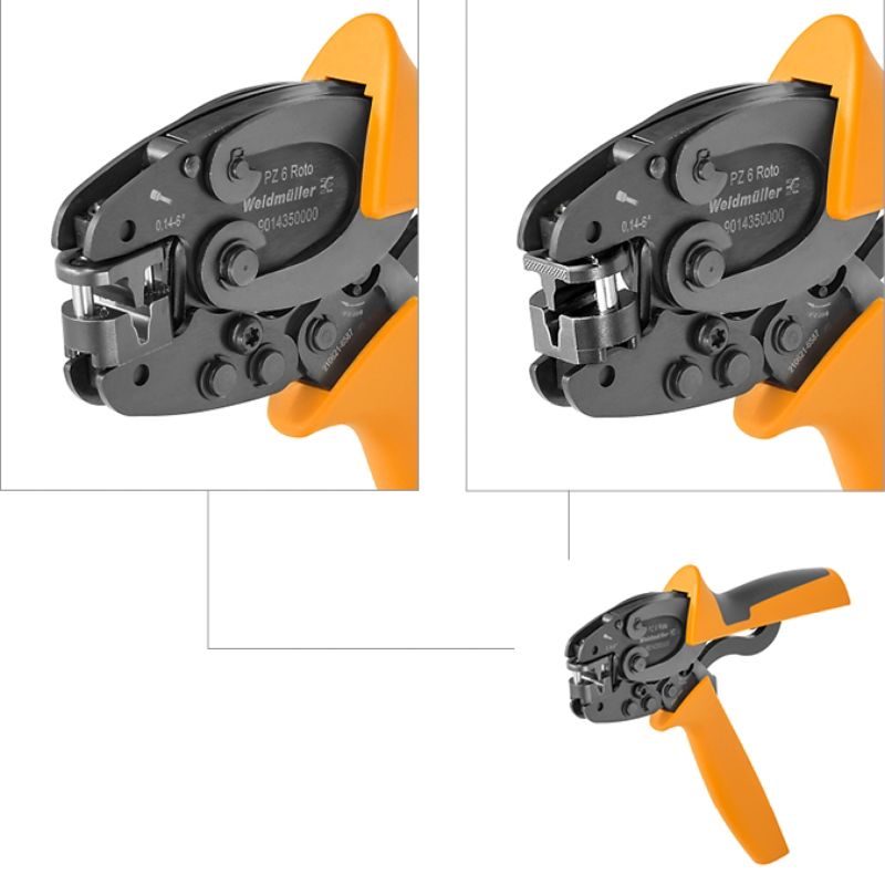9014350000 - PZ 6 ROTO Wire Crimping Tool for 0.14mm² to 6mm² Ferrules
