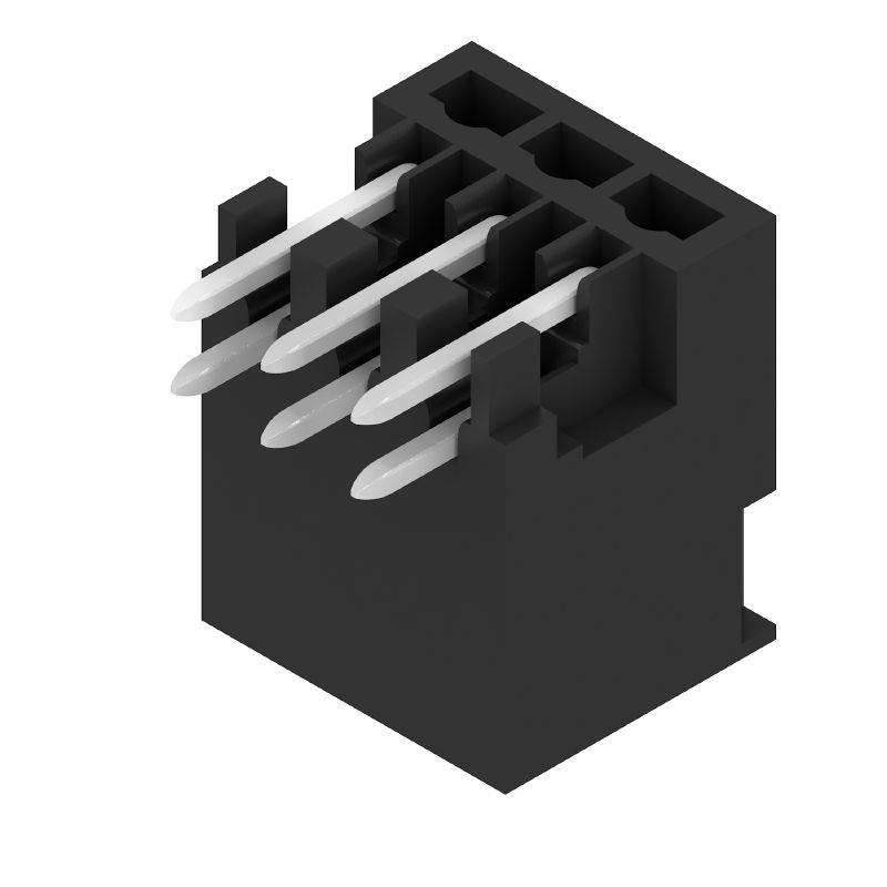 1727990000 - 3.5mm THT Male Header Connector, 6-Pole, 90° Angle  (Pack of 156)