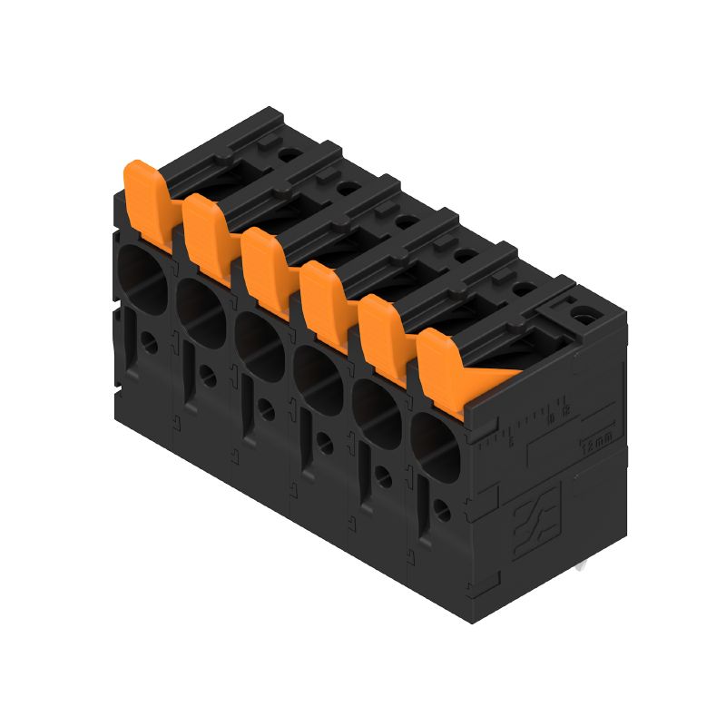 2472120000 - 7.50mm PCB Terminal, 6 Poles, PUSH IN Lever Design  (Pack of 50)