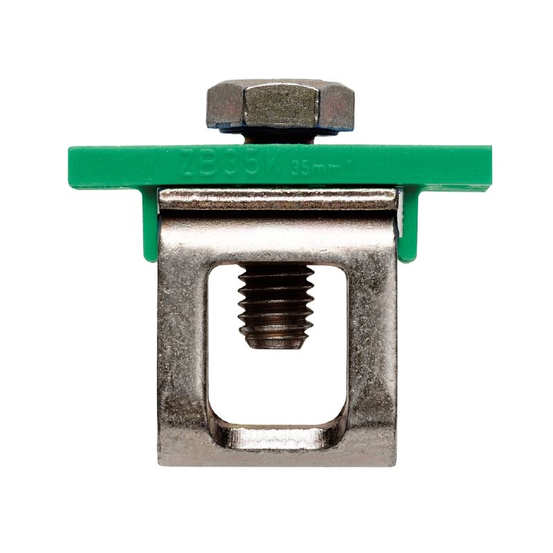 0502660000 - Steel Yoke for 35 mm² Bus-Bar Connections, Green/Yellow  (Pack of 20)