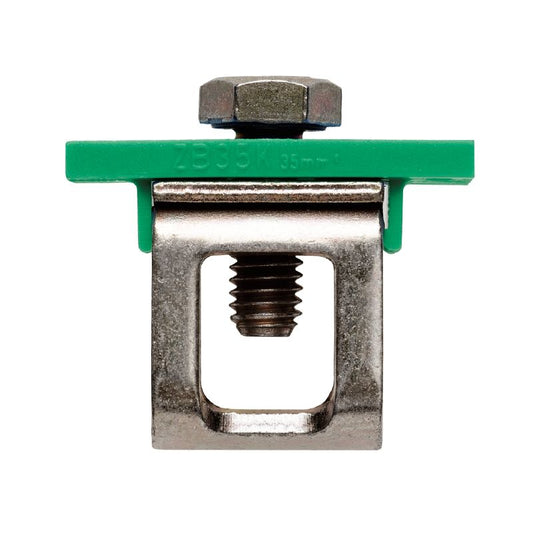 0502660000 - Steel Yoke for 35 mm² Bus-Bar Connections, Green/Yellow  (Pack of 20)