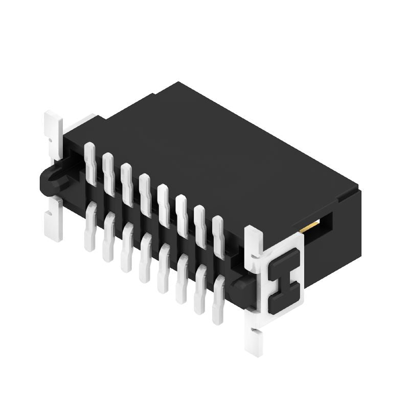 2747080000 - 16-Pole SMD PCB Connector, 1.27mm Pitch, 180° Elbow  (Pack of 280)