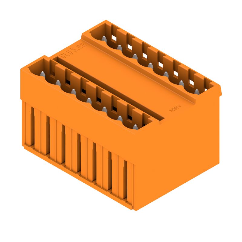 1602440000 - 14-Pole THT PCB Header Connector, 5.08mm Pitch, Orange  (Pack of 20)