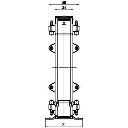 2728100000 - 500A Split-Core Current Transformer, 5A Secondary Output