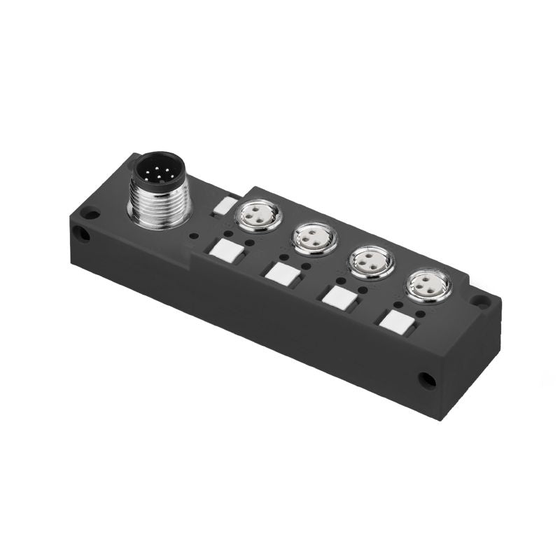 1828740000 - 8-Pole M12 Outlet Connector with LED Indicators