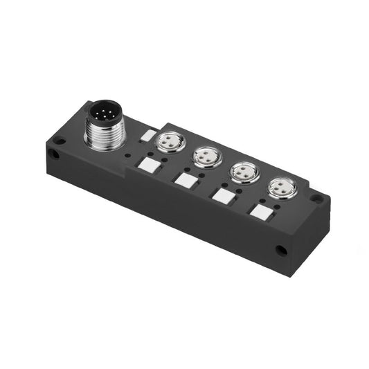 1828740000 - 8-Pole M12 Outlet Connector with LED Indicators