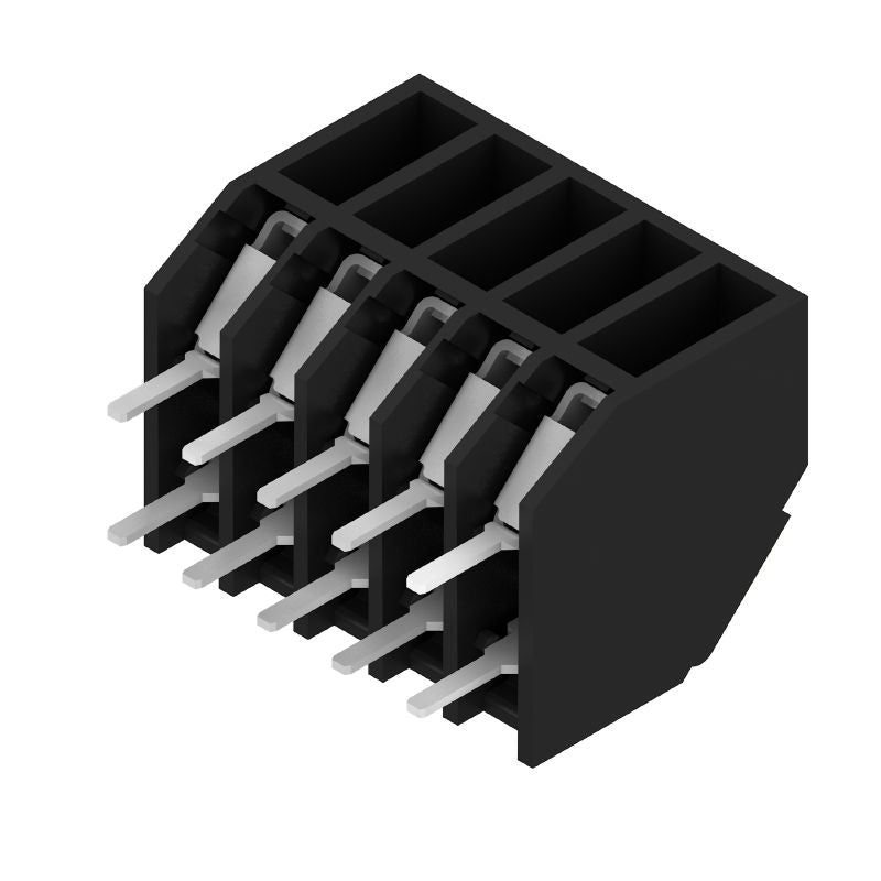 1887460000 - 3.50mm Black 5-Pole Circuit Board Terminal with 135° Angle  (Pack of 190)