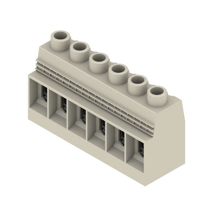 1386430000 - 15mm 6-Pole PCB Terminal with 4.5mm Solder Pins  (Pack of 12)